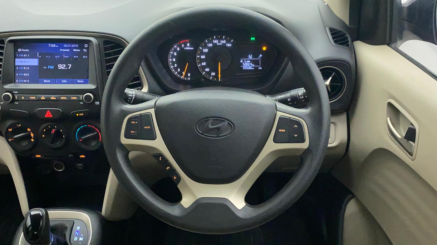 2021 Hyundai NEW SANTRO SPORTZ AMT, Petrol, Automatic, 20,586 km, Steering Wheel Close Up