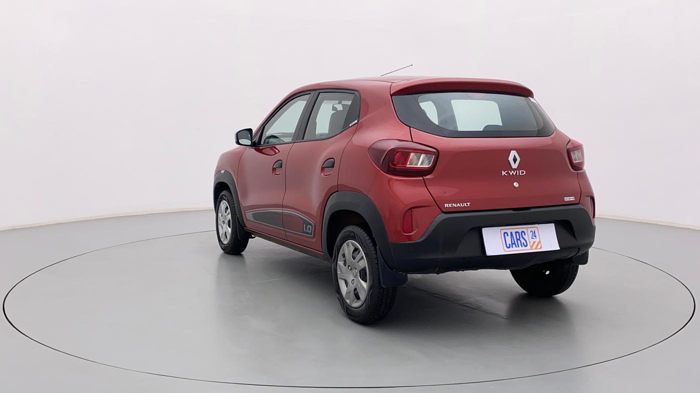 2021 Renault Kwid RXT 1.0 AMT (O), Petrol, Automatic, 1,680 km, Left Back Diagonal