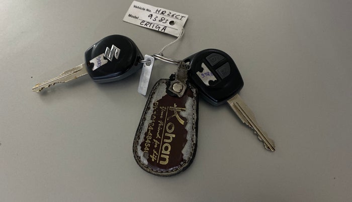 2015 Maruti Ertiga VXI, Petrol, Manual, 54,576 km, Key Close Up