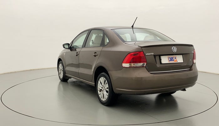 2014 Volkswagen Vento HIGHLINE PETROL AT, Petrol, Automatic, 38,782 km, Left Back Diagonal