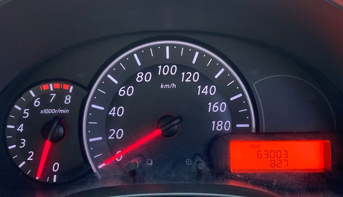 2011 Nissan Micra XV PETROL, Petrol, Manual, 63,002 km, Odometer Image