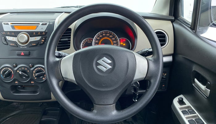 2014 Maruti Wagon R 1.0 VXI, Petrol, Manual, 52,782 km, Steering Wheel Close Up