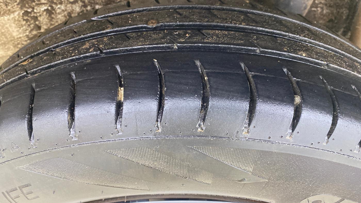2021 Maruti S PRESSO VXI+, Petrol, Manual, 94,233 km, Left Rear Tyre Tread