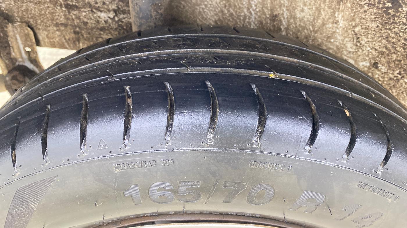 2021 Maruti S PRESSO VXI+, Petrol, Manual, 94,233 km, Right Rear Tyre Tread