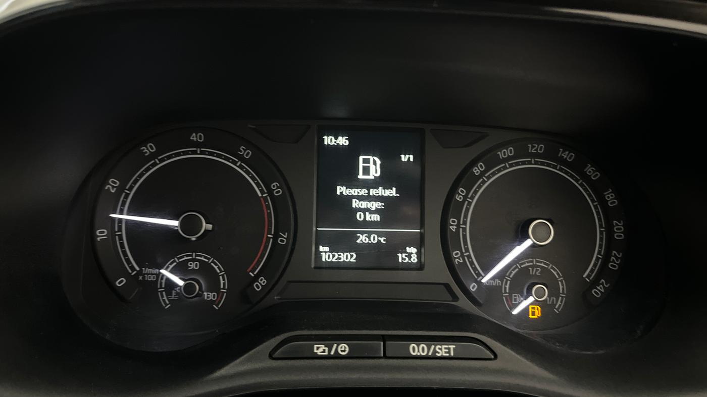2022 Skoda SLAVIA AMBITION 1.0L TSI MT, Petrol, Manual, 1,02,302 km, Odometer Image