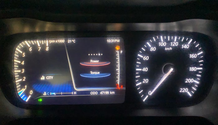 2022 Tata ALTROZ XZ PLUS PETROL, Petrol, Manual, 47,194 km, Odometer Image