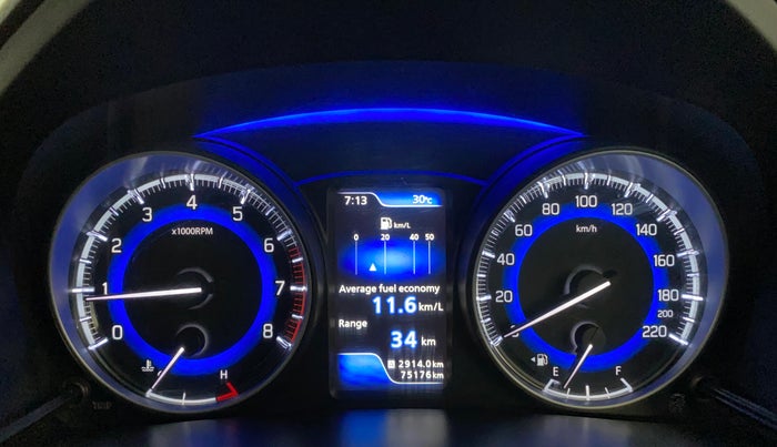 2019 Maruti Baleno ZETA PETROL 1.2, Petrol, Manual, 75,210 km, Odometer Image
