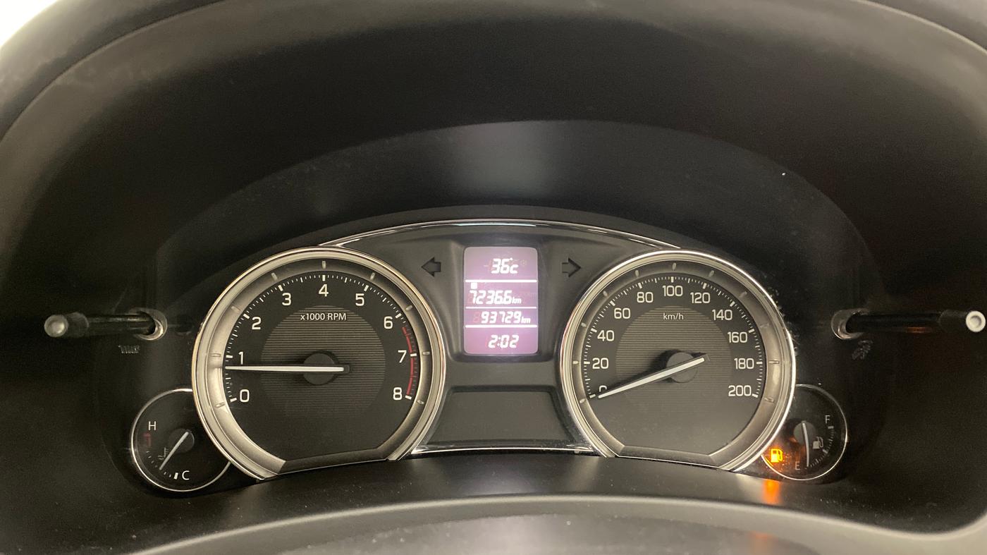 2015 Maruti Ciaz ZXI, Petrol, Manual, 93,729 km, Odometer Image