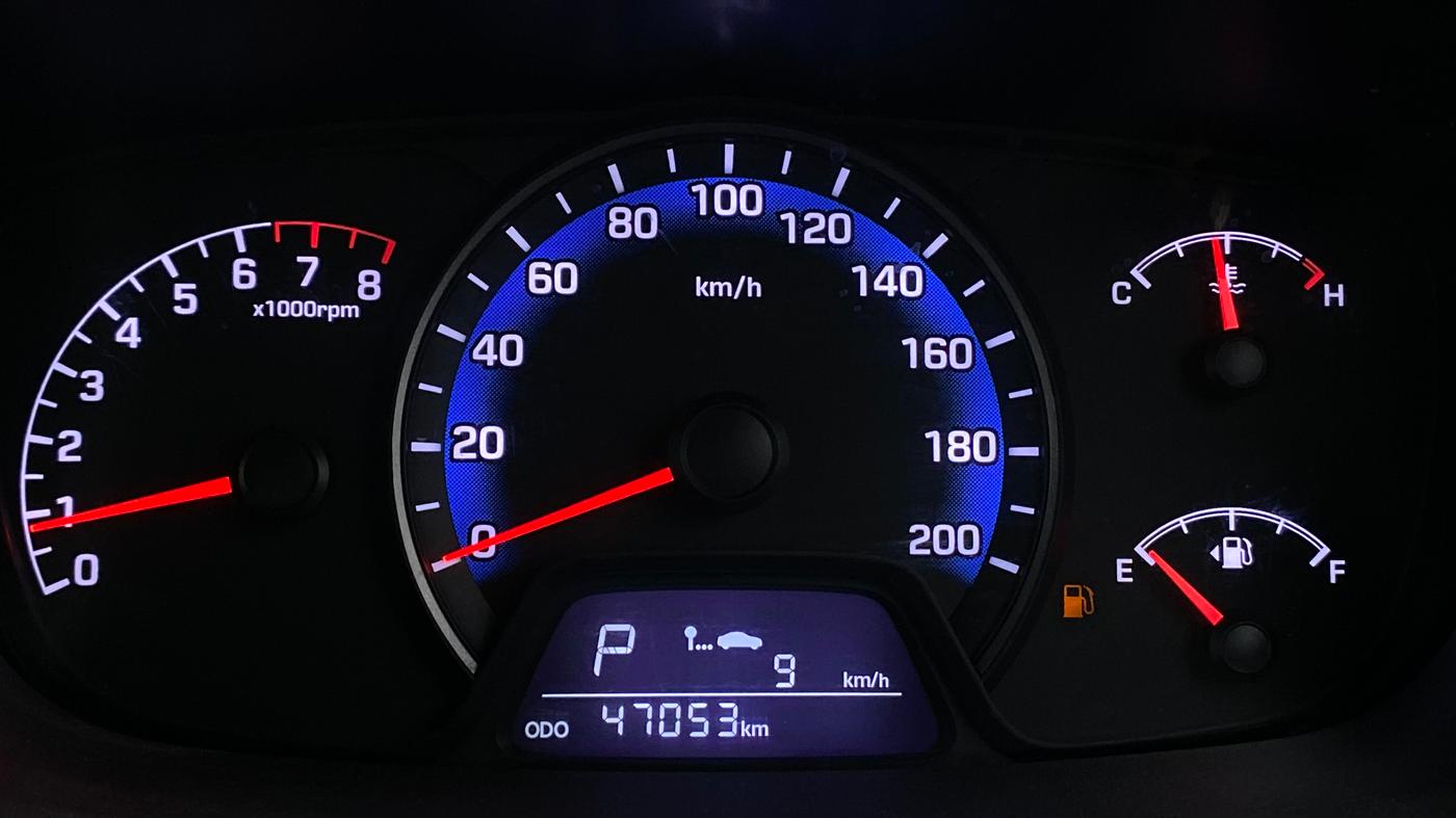 2016 Hyundai Xcent S AT 1.2, Petrol, Automatic, 47,158 km, Odometer Image