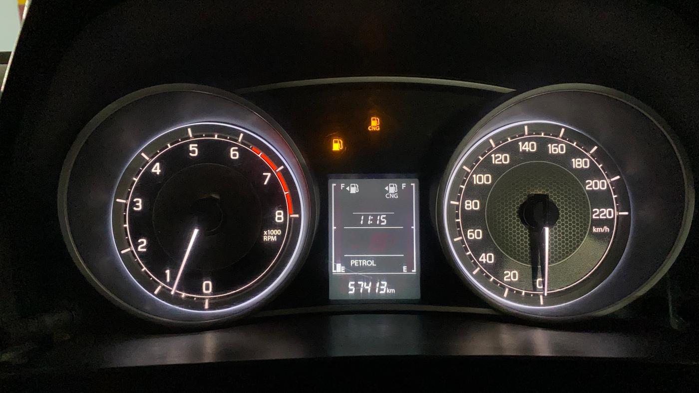 2022 Maruti Dzire VXI CNG, CNG, Manual, 57,240 km, Odometer Image
