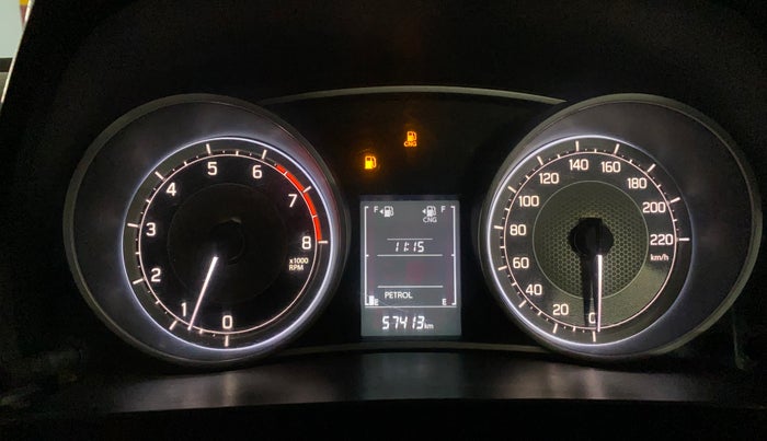 2022 Maruti Dzire VXI CNG, CNG, Manual, 57,404 km, Odometer Image