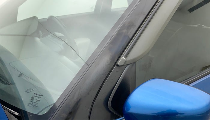 2018 Maruti IGNIS ZETA 1.2 AMT, Petrol, Automatic, 1,08,256 km, Left A pillar - Minor scratches