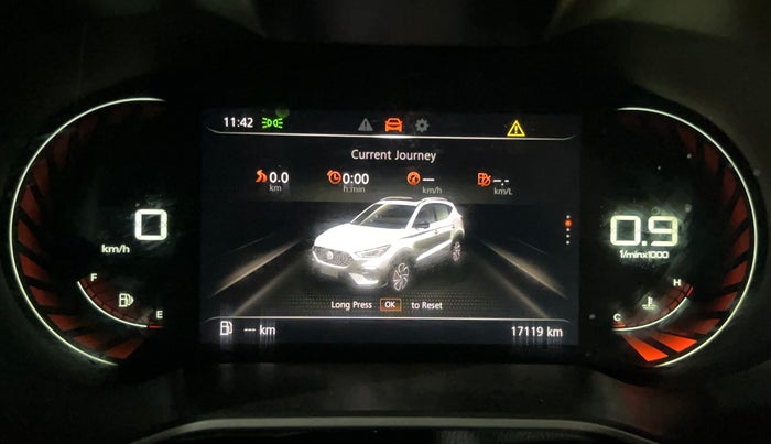 2022 MG ASTOR SMART EX 1.5 MT, Petrol, Manual, 17,169 km, Odometer Image