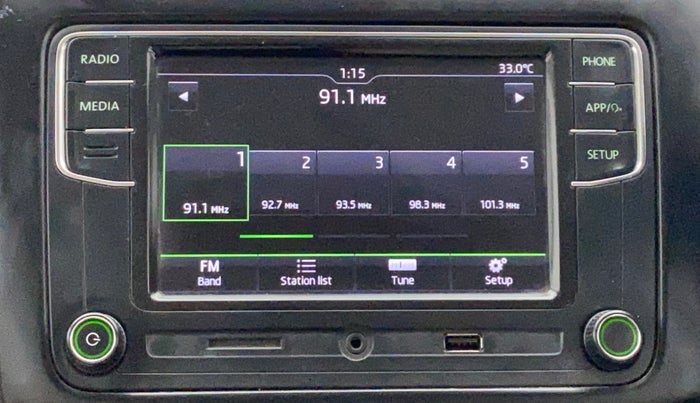 2018 Skoda Rapid STYLE 1.5 TDI, Diesel, Manual, 58,436 km, Infotainment System