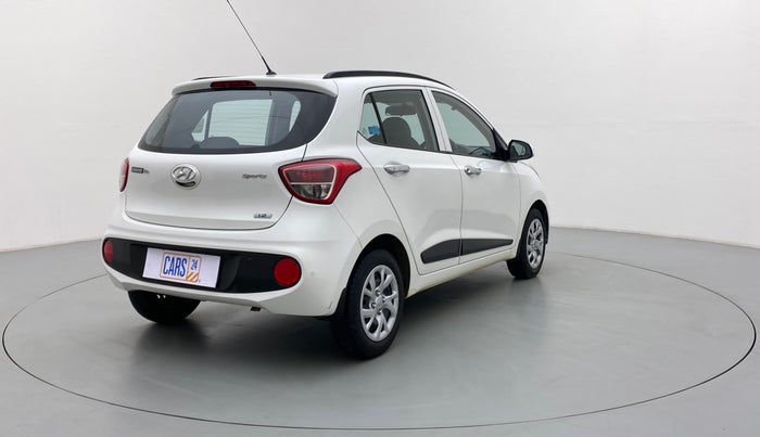 2017 Hyundai Grand i10 1.2 KAPPA SPORTZ (O), Petrol, Manual, 10,531 km, Right Back Diagonal