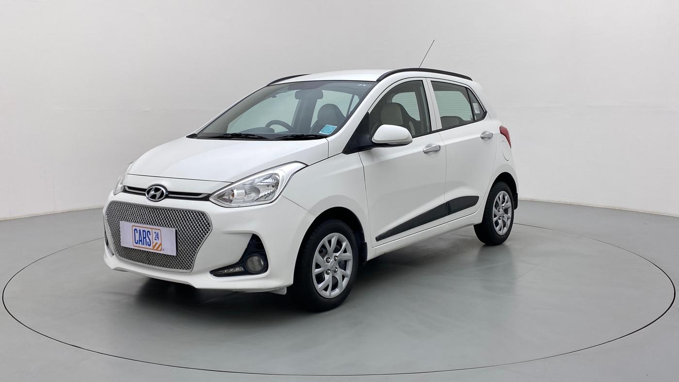 2017 Hyundai Grand i10 1.2 KAPPA SPORTZ (O), Petrol, Manual, 10,531 km, Left Front Diagonal
