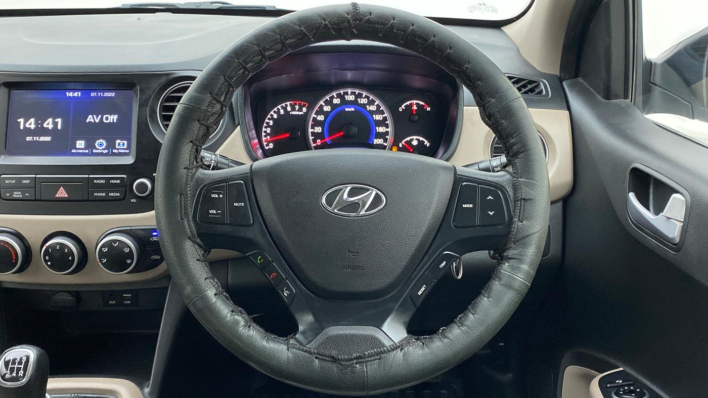 2017 Hyundai Grand i10 1.2 KAPPA SPORTZ (O), Petrol, Manual, 10,531 km, Steering Wheel Close Up
