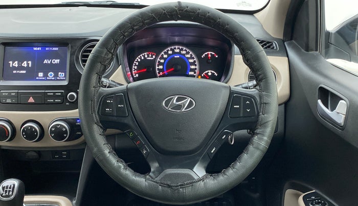 2017 Hyundai Grand i10 1.2 KAPPA SPORTZ (O), Petrol, Manual, 10,531 km, Steering Wheel Close Up