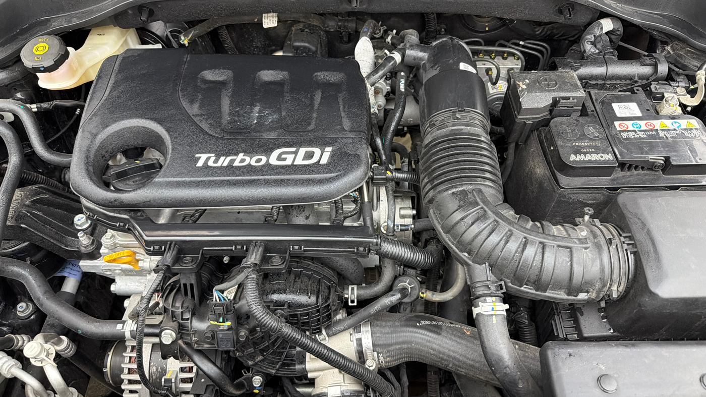 2025 KIA SONET HTK PLUS 1.0 TURBO PETROL IMT, Petrol, Manual, 35,584 km, Engine View