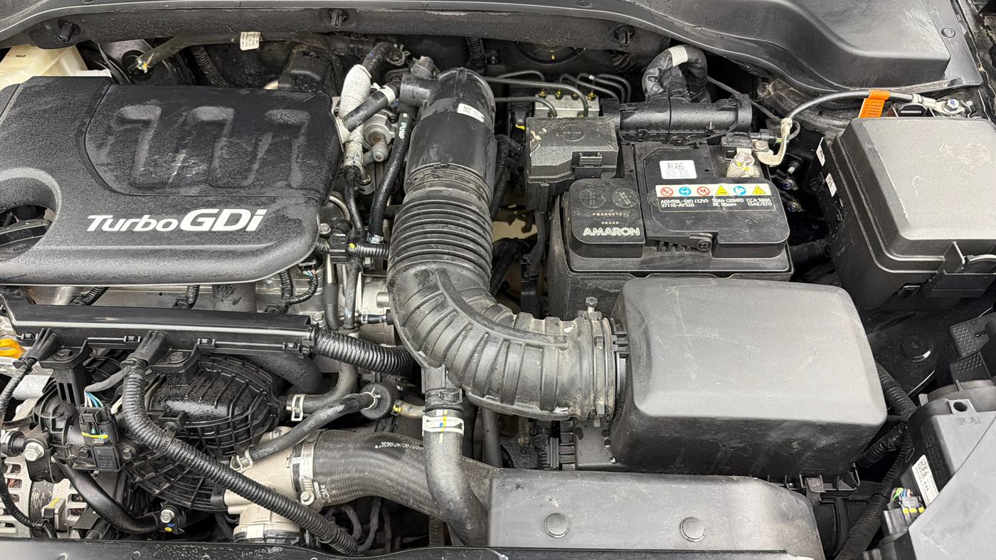 2025 KIA SONET HTK PLUS 1.0 TURBO PETROL IMT, Petrol, Manual, 35,584 km, Engine View - Left