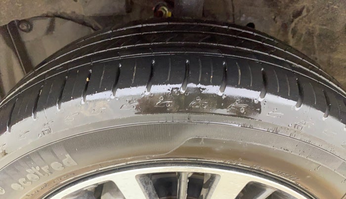 2024 Honda Amaze ZX 1.2 Petrol CVT, Petrol, Automatic, 3,378 km, Left Front Tyre Tread