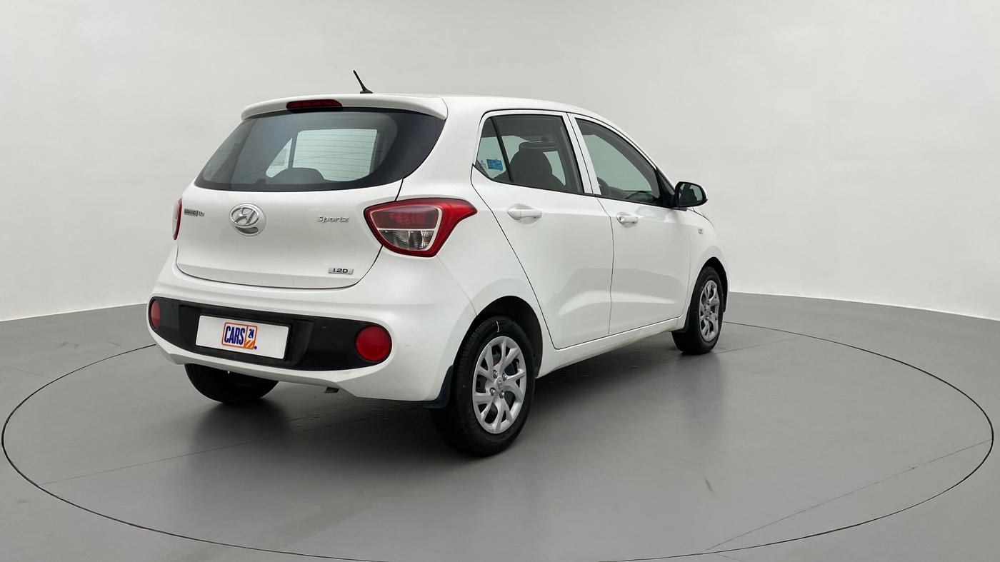 2017 Hyundai Grand i10 Sportz1.2 CRDI, Diesel, Manual, 43,095 km, Right Back Diagonal