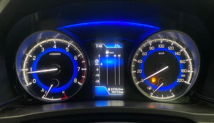2016 Maruti Baleno ZETA PETROL 1.2, Petrol, Manual, 70,773 km, Odometer Image