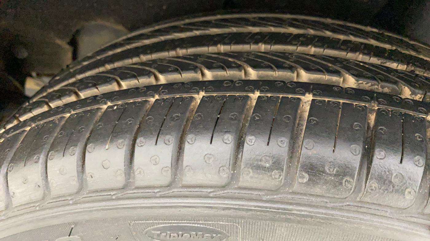 2019 Maruti Baleno ALPHA CVT PETROL 1.2, Petrol, Automatic, 42,427 km, Left Rear Tyre Tread