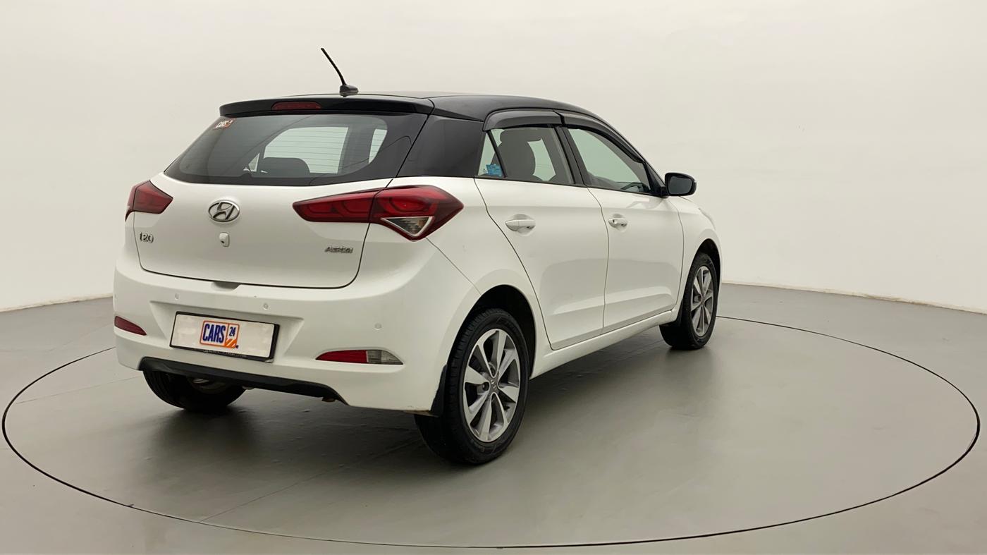 2017 Hyundai Elite i20 ASTA 1.2 DUAL TONE, Petrol, Manual, 37,182 km, Right Back Diagonal