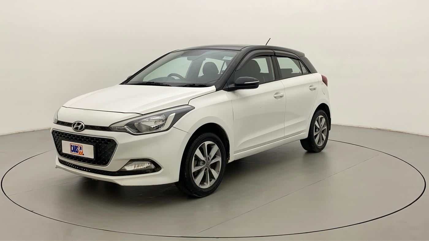 2017 Hyundai Elite i20 ASTA 1.2 DUAL TONE, Petrol, Manual, 37,182 km, Left Front Diagonal