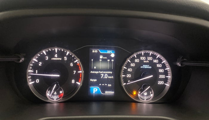 2022 Maruti BREZZA ZXI AT SMART HYBRID, Petrol, Automatic, 68,377 km, Odometer Image