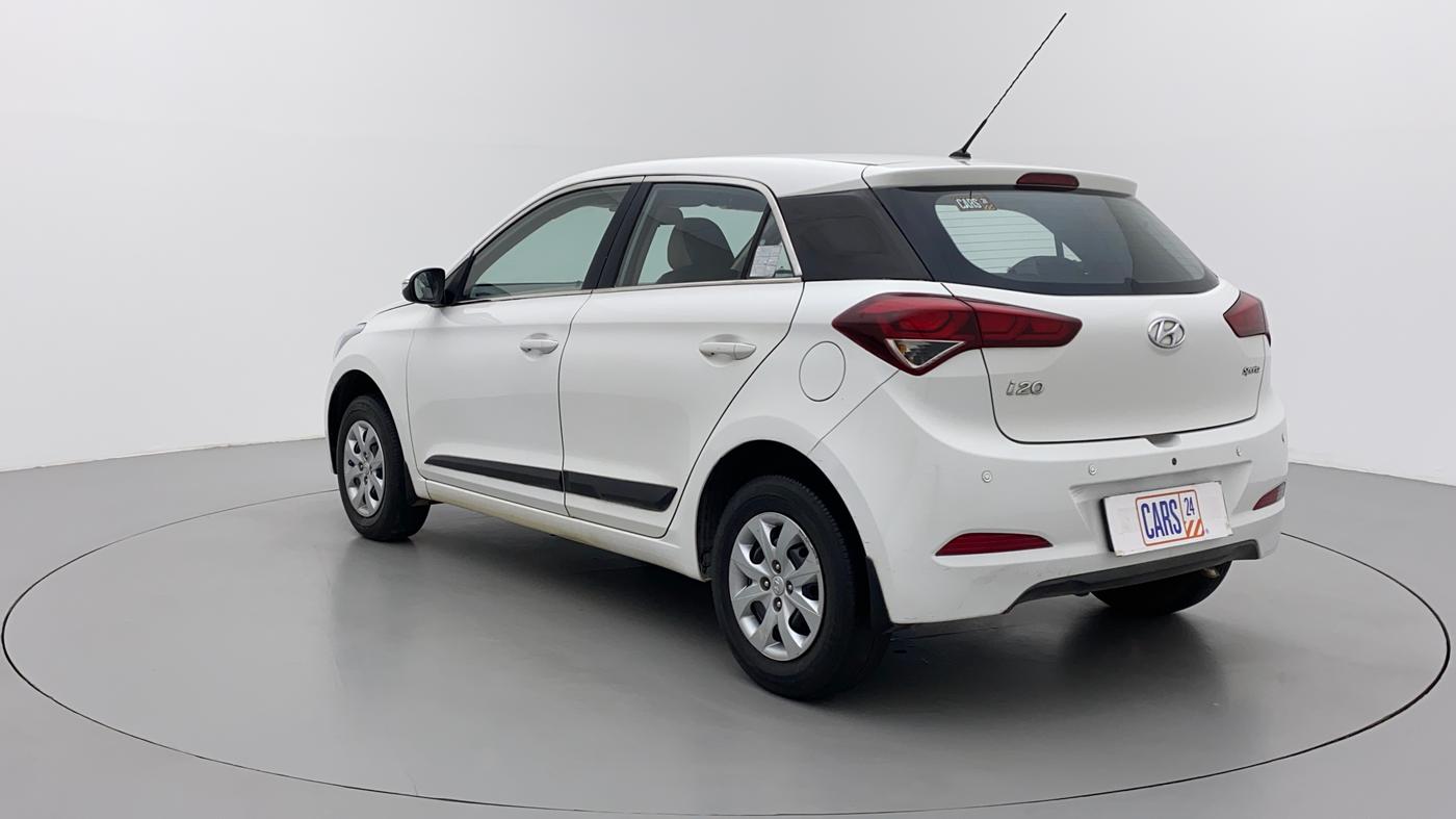 2017 Hyundai Elite i20 SPORTZ 1.2, CNG, Manual, 33,826 km, Left Back Diagonal