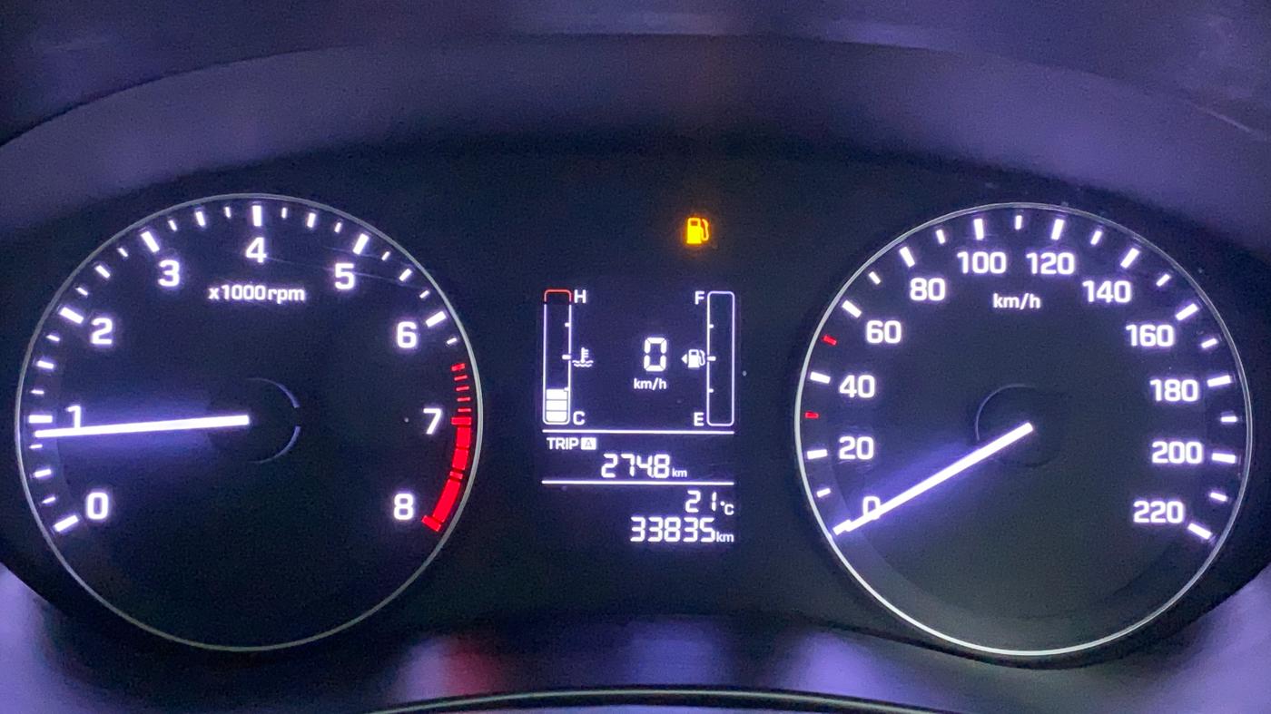 2017 Hyundai Elite i20 SPORTZ 1.2, CNG, Manual, 33,826 km, Odometer Image
