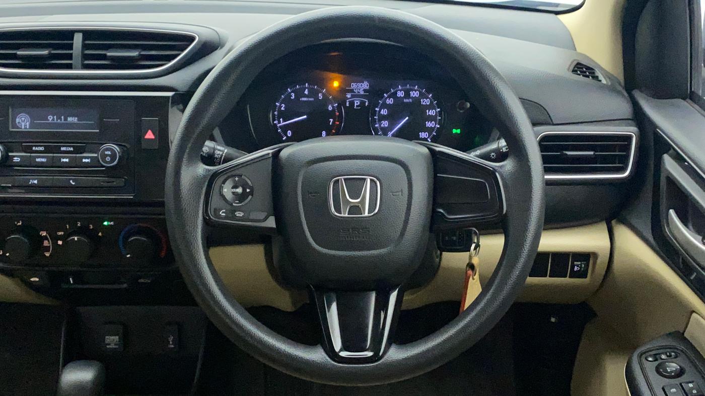 2019 Honda Amaze 1.2L I-VTEC S CVT, Petrol, Automatic, 69,402 km, Steering Wheel Close Up