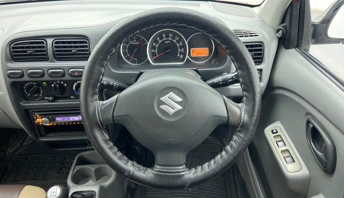 2014 Maruti Alto K10 VXI, Petrol, Manual, 36,371 km, Steering Wheel Close Up