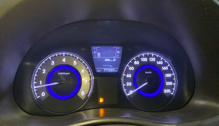 2015 Hyundai Verna FLUIDIC 4S 1.6 VTVT S(O), Petrol, Manual, 77,566 km, Odometer Image