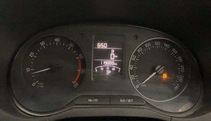 2017 Skoda Rapid AMBITION 1.6 MPI MT, Petrol, Manual, 1,19,944 km, Odometer Image