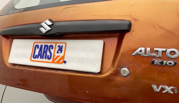 2012 Maruti Alto K10 VXI, Petrol, Manual, 44,357 km, Dicky (Boot door) - Slightly dented