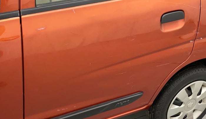 2012 Maruti Alto K10 VXI, Petrol, Manual, 44,357 km, Rear left door - Minor scratches