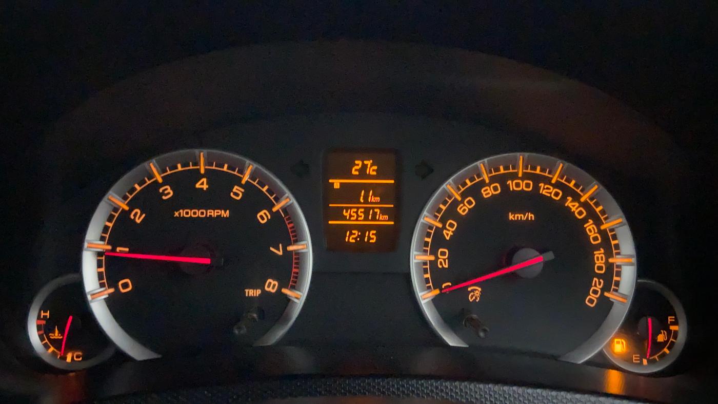 2012 Maruti Swift ZXI D, Petrol, Manual, 45,571 km, Odometer Image