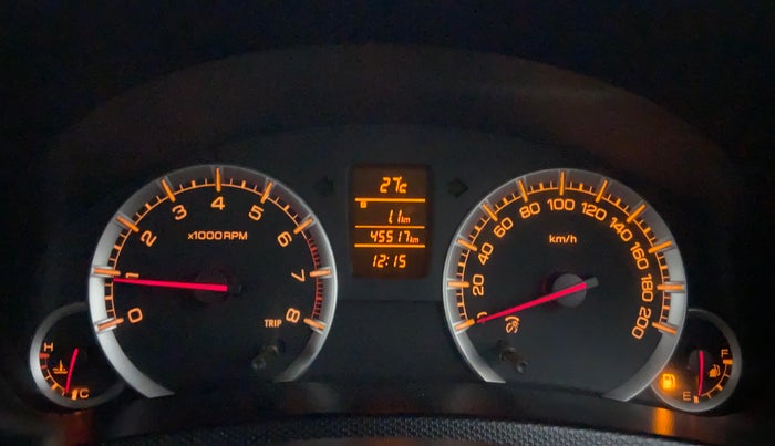 2012 Maruti Swift ZXI D, Petrol, Manual, 45,571 km, Odometer Image
