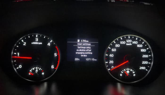 2021 KIA SELTOS HTK PLUS 1.5 DIESEL, Diesel, Manual, 1,07,115 km, Odometer Image