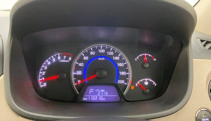2014 Hyundai Grand i10 SPORTZ AT 1.2 KAPPA VTVT, Petrol, Automatic, 1,10,190 km, Odometer Image