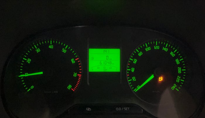 2014 Skoda Rapid AMBITION 1.6 MPI MT PLUS, Petrol, Manual, 61,039 km, Odometer Image