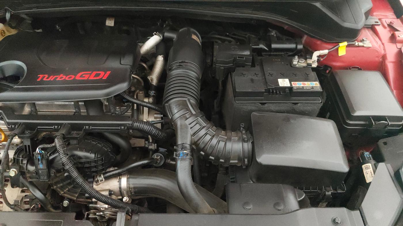 2022 Hyundai NEW I20 N LINE N8 1.0 TURBO GDI DCT DUAL TONE, Petrol, Automatic, 40,583 km, Engine View - Left