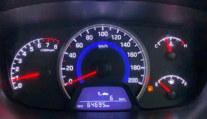 2017 Hyundai Grand i10 SPORTZ (O) 1.2 KAPPA VTVT, Petrol, Manual, 64,850 km, Odometer Image