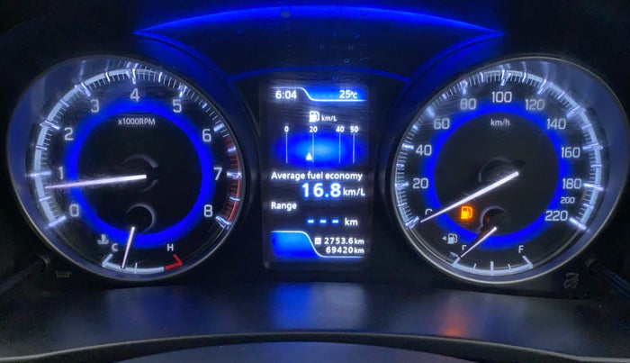 2019 Maruti Baleno ZETA 1.2 K12, Petrol, Manual, 69,420 km, Odometer View