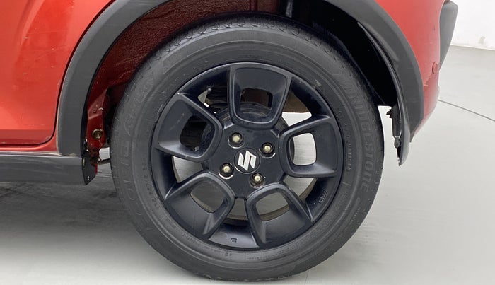 2017 Maruti IGNIS ZETA 1.2 AMT DUAL TONE, CNG, Automatic, 88,473 km, Left Rear Wheel
