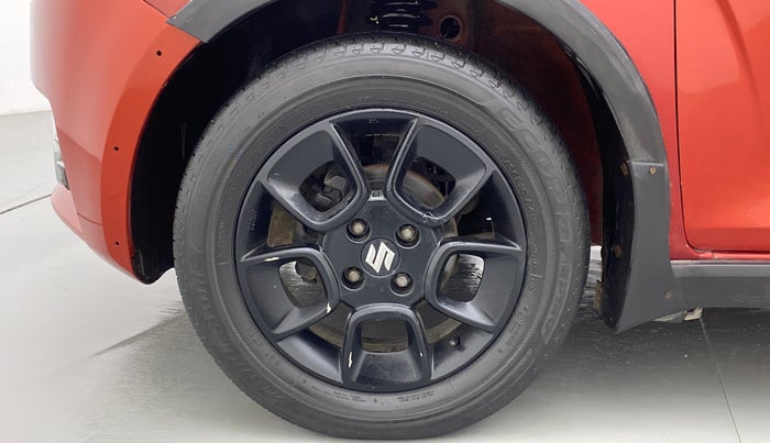 2017 Maruti IGNIS ZETA 1.2 AMT DUAL TONE, CNG, Automatic, 88,473 km, Left Front Wheel