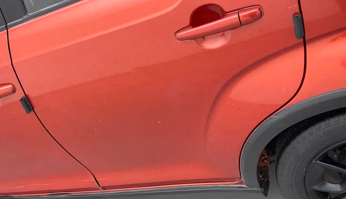 2017 Maruti IGNIS ZETA 1.2 AMT DUAL TONE, CNG, Automatic, 88,473 km, Rear left door - Minor scratches